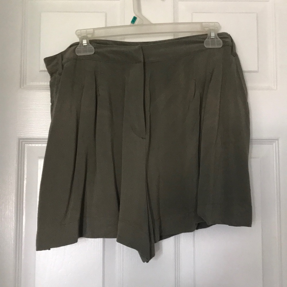 Olive green shorts